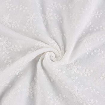 Tissu perforé en coton pour décoration