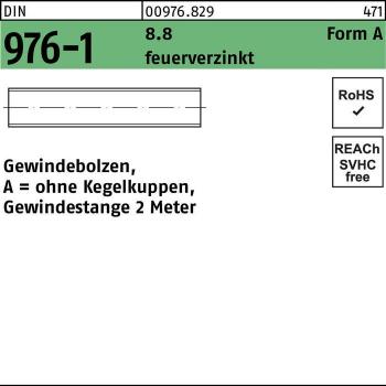 Tige filetée AM 36x2000 DIN 976 o. Kegelkuppen 8.8 1 pièce