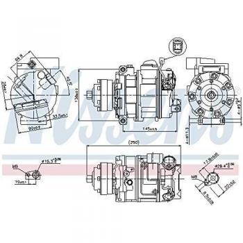 Unità compressore NISSENS 89418 clima estivo
