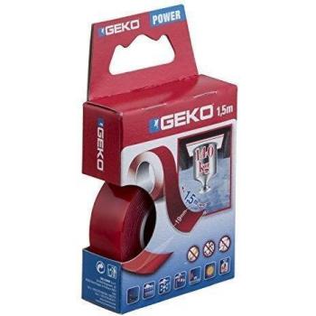 Cinta doble cara transparente 19mm x 1,5m