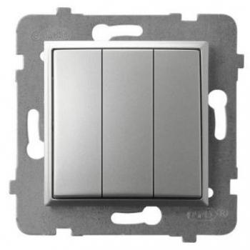 Ospel Aria Dreifachstecker silber