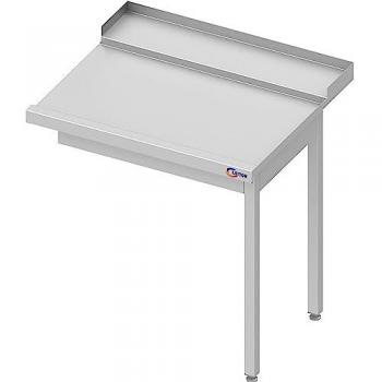 Mesa de Salida Derecha para Lavavajillas de Cúpula 1000x750x880 mm