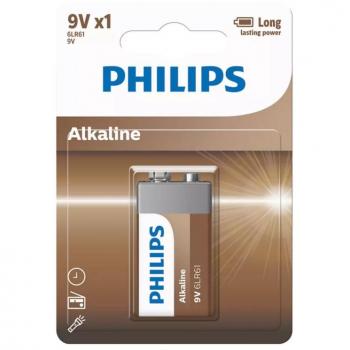 Pila 9V Philips con embalaje blister individual