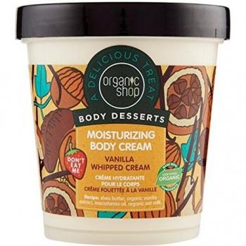 Organic Shop Hydrating Vanilla Body Cream 450 ml