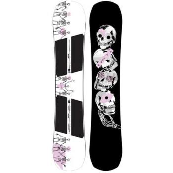 Burton Rewind Camber Damen Snowboard weiß/schwarz 155