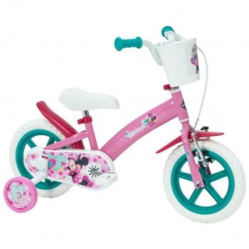 Bicicleta Disney Minnie 12 con diseño rosa