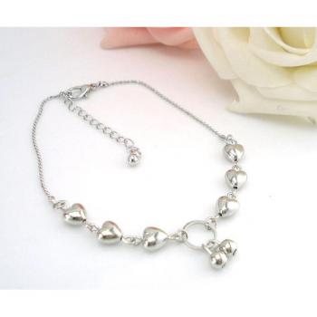 Women's Heart Shape Ankle Bracelet