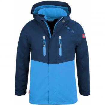 Trollkids Bryggen Kinderjacke 3in1 Größe 116 blau