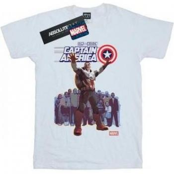 Marvel Damen Captain America Sam Wilson T-Shirt für Damen