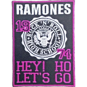 Standard Ramones HS Iron-On Label – One Size, Black & White