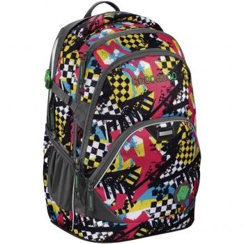 Coocazoo Rucksack für den Alltag – Mehrfarbige Muster