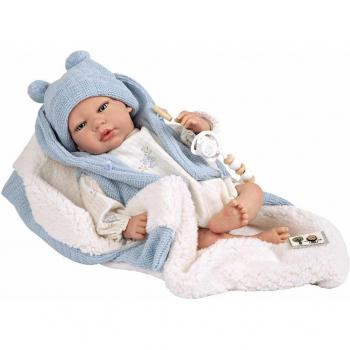 MuÑecas Arias Poupée Bébé Martin 40 Cm et sa Couverture