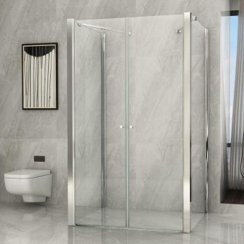 LUMINOSA Box Doccia Salone Apertura Est. e Interna 8mm 70x120x70