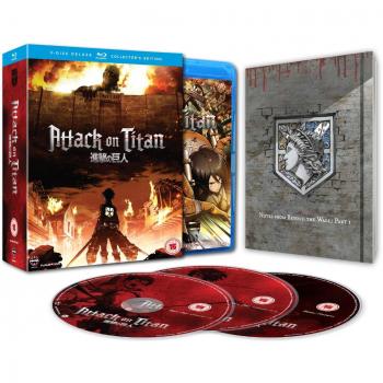 Attack On TIitan Season Part One Collecters Edition Blu-ray & Part 2 Blu-ray.