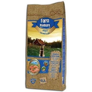 Farm Nature Salmão e Arroz para Cães Adultos 12,5 Kg