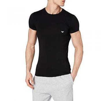 Maglietta Uomo Emporio Armani 111035 Cc729 Maniche Corte Nera S