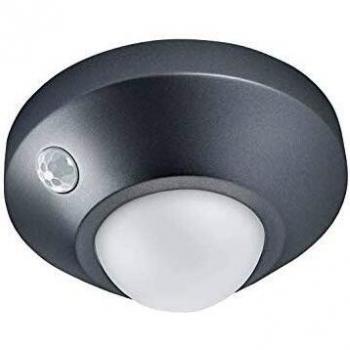 Ledvance Nightlux Plafoniera LED Alimentata a Batteria, Argento