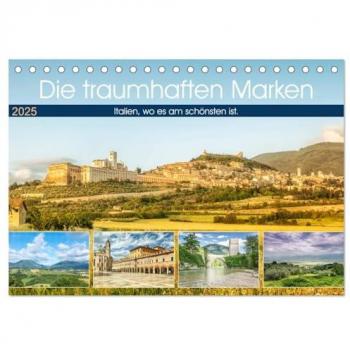 Die traumhaften Marken (Tischkalender 2025 DIN A5 quer) CALVENDO Monatskalender