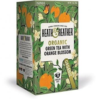 Organic Citrus Bloom Green Tea – Heath & Heather 3×20 Pack