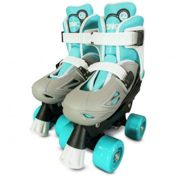 Zinc Adjustable Four-Wheel Rollers UK Size 1