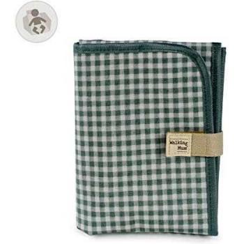 Walking Mum I Love Vichy Verde Fasciatoio da viaggio