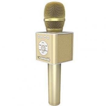 TOSING Q12 Wireless Kids Portable Karaoke Microphones with Bluetooth Speaker for Music Playing and Singing Machine System for iPhone/Android Smartphone/Tablet