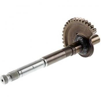 Kickstarterwelle mit Zahnsegment für 3-Gang Motoren, L=190,5
