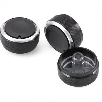 Bouton de climatisation en aluminium pour Mazda M3 2004