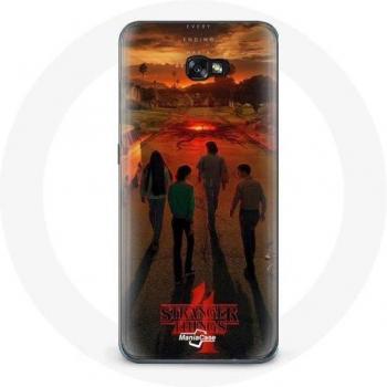 Coque protectora para Samsung Galaxy A3 2017 Stranger Things Temporada 4 Diseño Artístico Equipos de la Nueva Théo