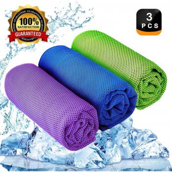 YQXCC Soft Breathable Cooling Towel (3 Pack)
