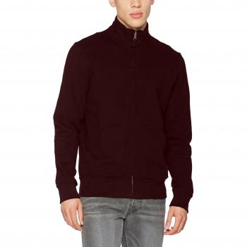 Springfield Men's Mock Neck Sweatshirt, Red (Red), Large