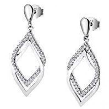 Brincos Lotus Silver LP1791-4/1 en plata