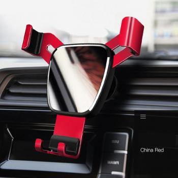 Clip Soporte Coche Ventilación, Giro 360°, Soporte Teléfono Móvil con Gravedad, Diseño Ajustable 4.3 a 6.5 Pulgadas