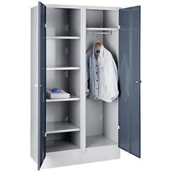 Armoire portes gris bleu RAL 7031