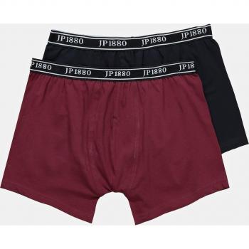 JP1880 Plus Size Men's Cotton Pants, 2 Pack, Purple, Size 6