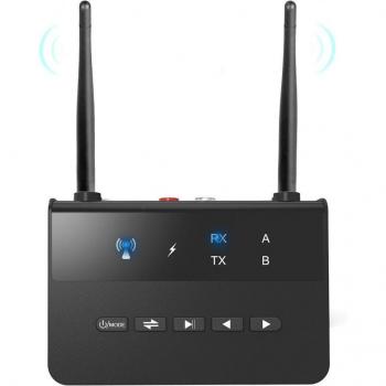 Adaptateur Bluetooth 5.0 (Aptx LL AAC, 80 m) – Récepteur/Émetteur audio 3,5 mm AUX / RCA / USB