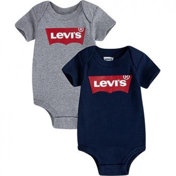 Body Levi's Kids Batwing 2 Pezzi Peche 6-12 Mesi