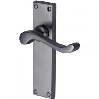 Bedford Satin Chrome Bathroom Door Handle (Set of 2)