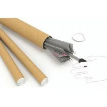 Postal Tube 330x50mm Brown Kraft (25 Pack) PT-050-15-0330