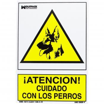 Wolfpack Cartel Cuidado Con Los Perros 30x21 Cm