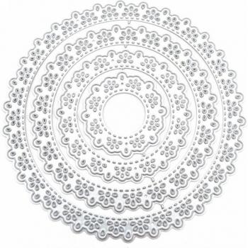 Circle Tag Metal Cutting Dies for Card Making