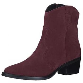 Bottine bordeaux