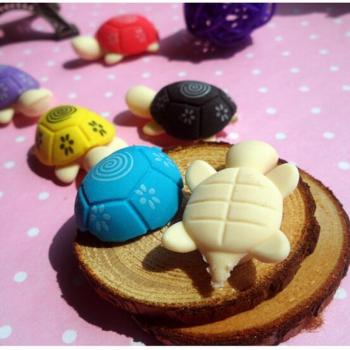 2PCS Cute Turtle Mini Erasers for Kids