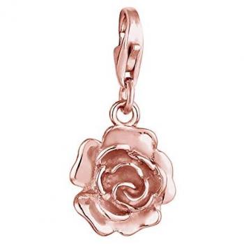 Nenalina Charm-Einhänger »Anhänger Rose Blume Floral Blüte 925 Silber«