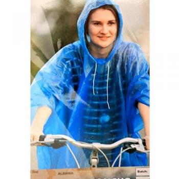 Poncho de camping con capucha 100x130cm