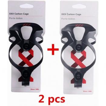 Accessoire de cyclisme : porte-bouteille carbone rouge