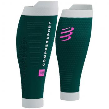 Compressport R2 3.0 Medias de Compresión Verde Oscuro, Talla T3