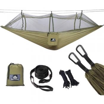 NATUREFUN Camping Hammock with Bug Net