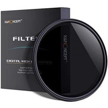 K&F Concept® 82mm Polarizing ND Filter with Cleaning Cloth