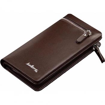 Billetera de Cuero Sintético Baellerry con Compartimento para Teléfono